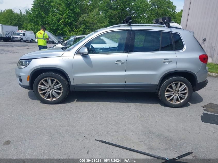 2012 Volkswagen Tiguan Se VIN: WVGBV7AXXCW542864 Lot: 39436021