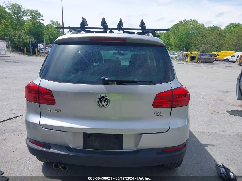 2012 Volkswagen Tiguan Se VIN: WVGBV7AXXCW542864 Lot: 39436021