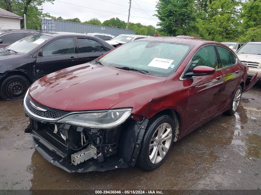 2015 Chrysler 200 Limited VIN: 1C3CCCAB5FN695470 Lot: 39436046