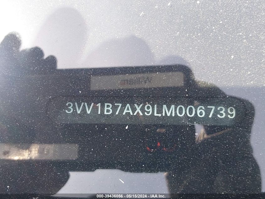 2020 Volkswagen Tiguan 2.0T S VIN: 3VV1B7AX9LM006739 Lot: 39436056