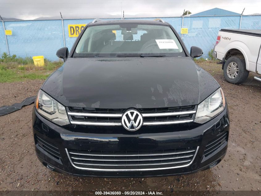 2012 Volkswagen Touareg Tdi Sport VIN: WVGFK9BP7CD002226 Lot: 39436080