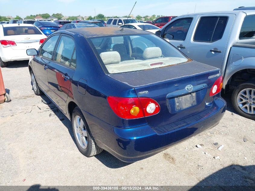 2003 Toyota Corolla Le VIN: 1NXBR32E93Z095286 Lot: 39436105