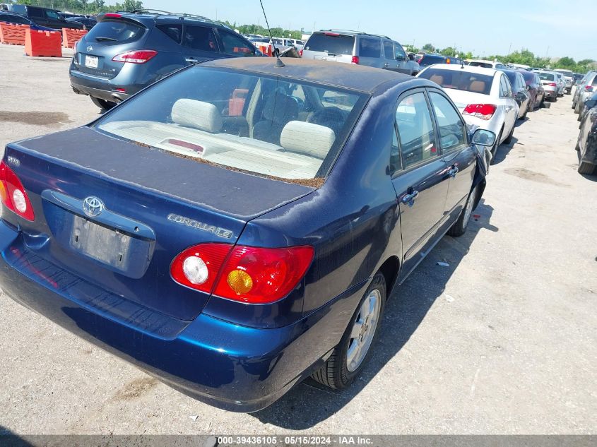 2003 Toyota Corolla Le VIN: 1NXBR32E93Z095286 Lot: 39436105