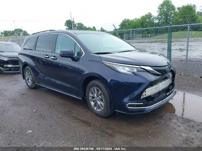 2023 Toyota Sienna Xle 8-Passenger/Xse 7-Passenger VIN: 5TDGRKEC1PS166425 Lot: 39436106