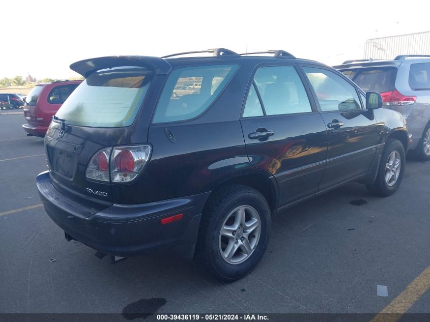 2001 Lexus Rx 300 VIN: JTJHF10U810206479 Lot: 39436119