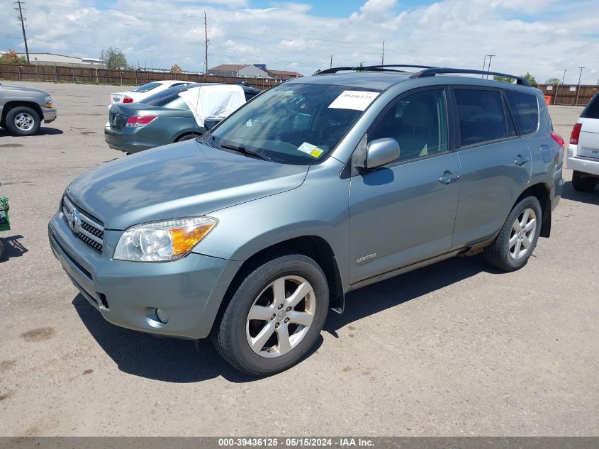 2008 Toyota Rav4 Limited VIN: JTMBD31V086084497 Lot: 39436125