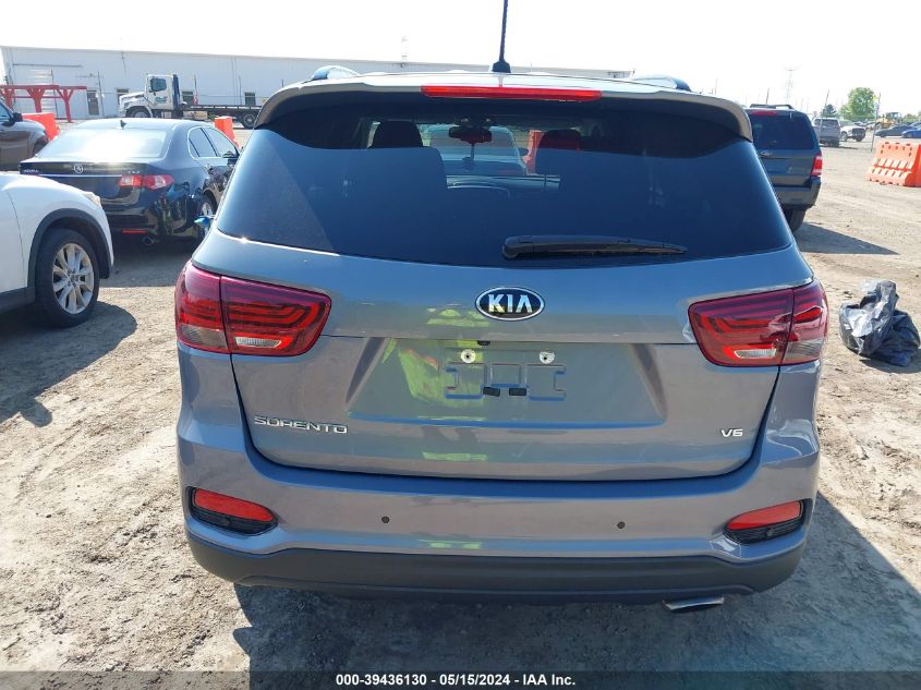 2019 Kia Sorento 3.3L S VIN: 5XYPG4A51KG606271 Lot: 39436130