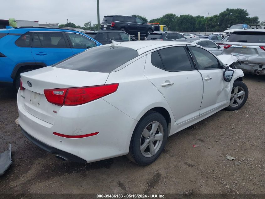 2015 Kia Optima Lx VIN: KNAGM4A72F5632111 Lot: 39436133