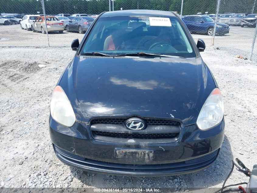 2010 Hyundai Accent Gs VIN: KMHCM3AC3AU152405 Lot: 39436144