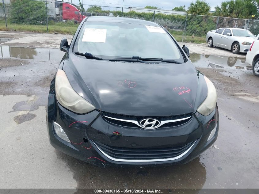 2013 Hyundai Elantra Gls VIN: KMHDH4AE1DU854579 Lot: 39436165