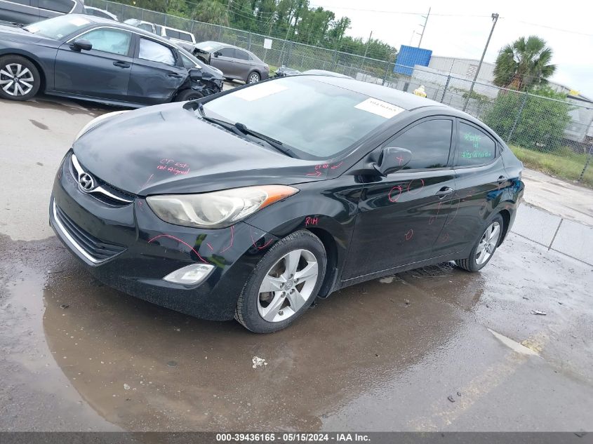 2013 Hyundai Elantra Gls VIN: KMHDH4AE1DU854579 Lot: 39436165