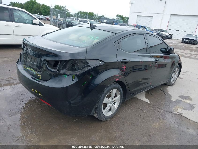 2013 Hyundai Elantra Gls VIN: KMHDH4AE1DU854579 Lot: 39436165