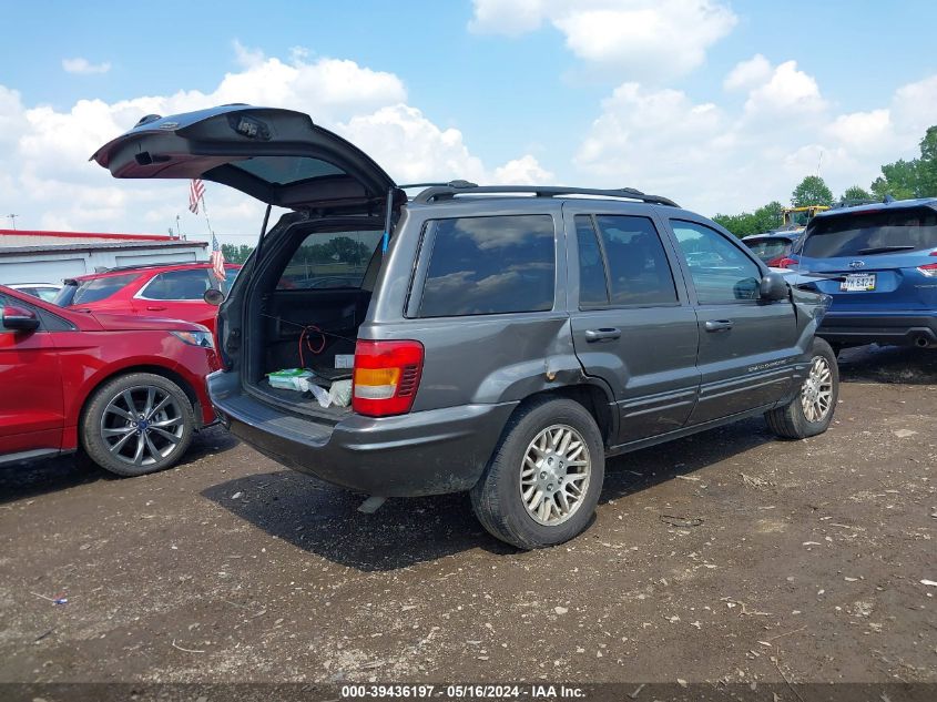 2004 Jeep Grand Cherokee Limited VIN: 1J4GW58S54C304388 Lot: 39436197