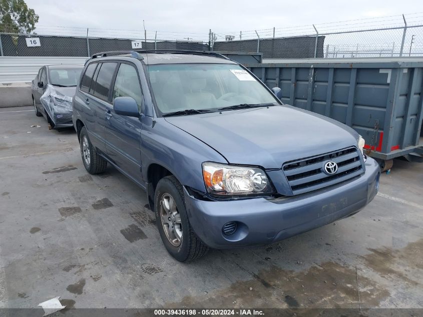 2004 Toyota Highlander V6 VIN: JTEGP21A540020369 Lot: 39436198