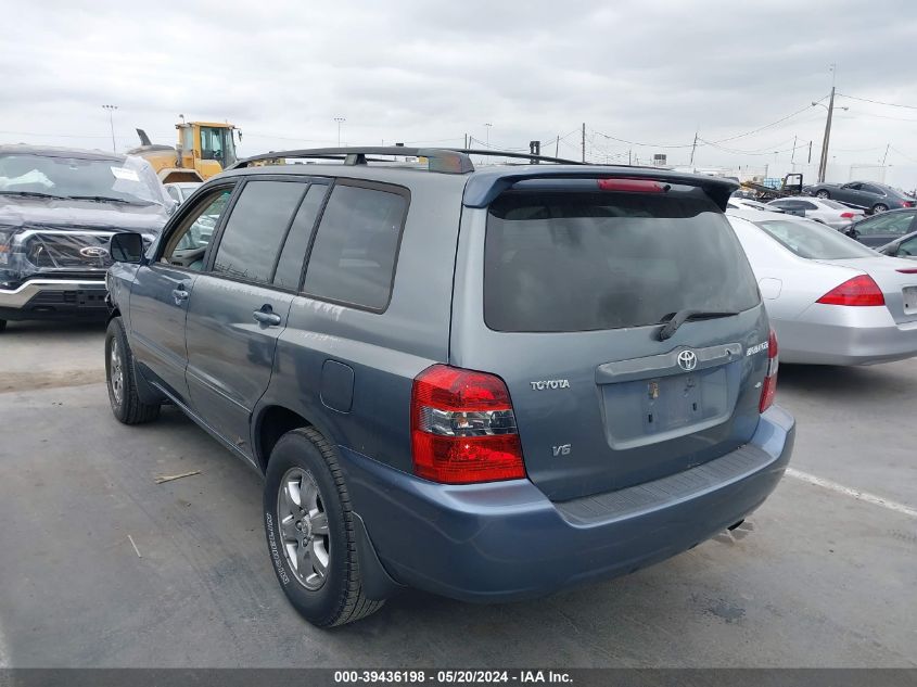 2004 Toyota Highlander V6 VIN: JTEGP21A540020369 Lot: 39436198