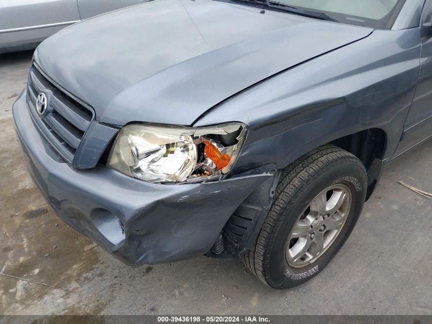 2004 Toyota Highlander V6 VIN: JTEGP21A540020369 Lot: 39436198