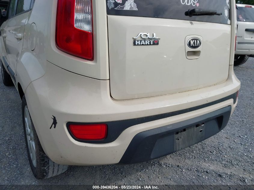 2013 Kia Soul + VIN: KNDJT2A64D7766062 Lot: 39436204