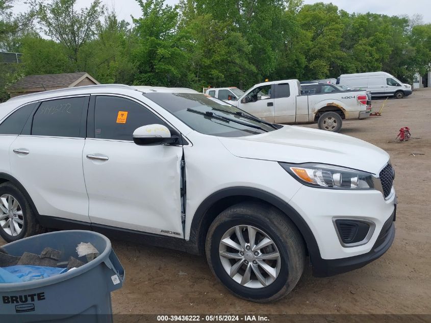 2016 Kia Sorento 3.3L Lx VIN: 5XYPGDA52GG092602 Lot: 39436222