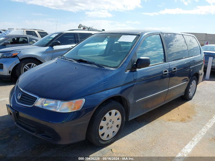 2000 Honda Odyssey Lx VIN: 2HKRL1858YH521079 Lot: 39436225