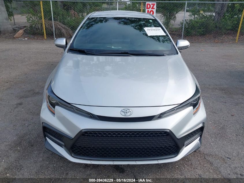 2020 Toyota Corolla Se VIN: 5YFS4RCE1LP052028 Lot: 39436229