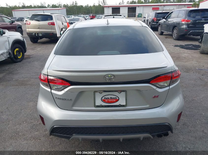 2020 Toyota Corolla Se VIN: 5YFS4RCE1LP052028 Lot: 39436229