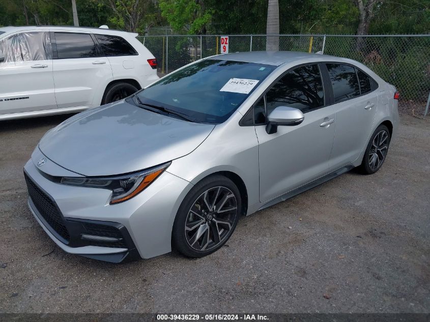 2020 Toyota Corolla Se VIN: 5YFS4RCE1LP052028 Lot: 39436229