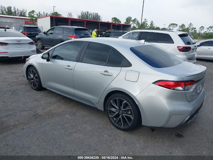 2020 Toyota Corolla Se VIN: 5YFS4RCE1LP052028 Lot: 39436229