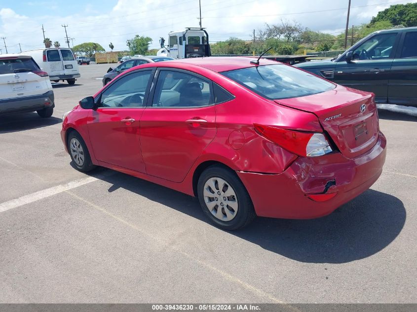 2016 Hyundai Accent Se VIN: KMHCT4AE2GU967794 Lot: 39436230