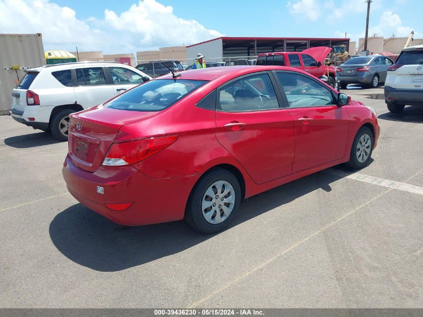 2016 Hyundai Accent Se VIN: KMHCT4AE2GU967794 Lot: 39436230