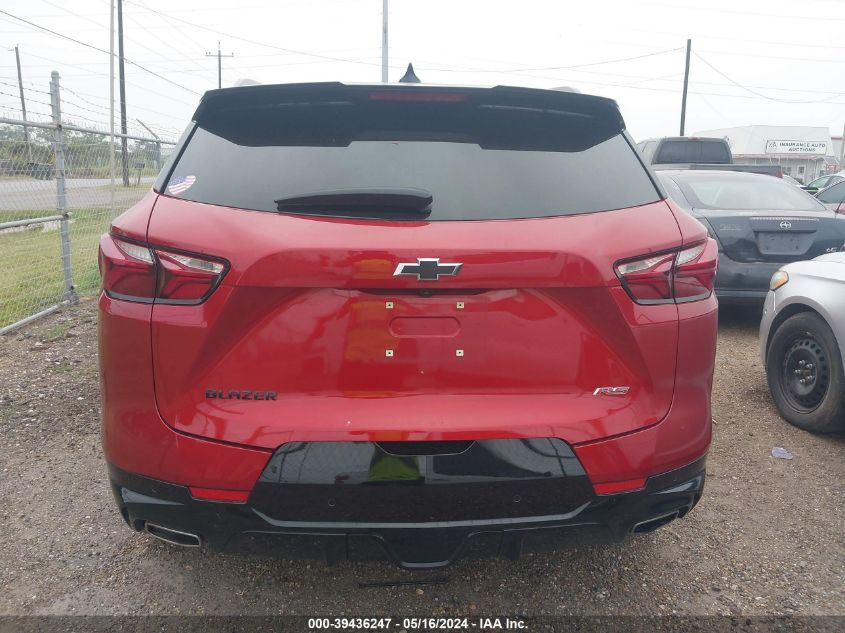 2022 Chevrolet Blazer Fwd Rs VIN: 3GNKBERS1NS140943 Lot: 39436247