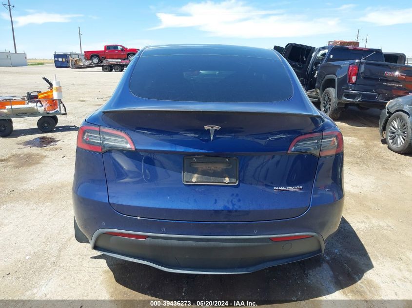 2022 Tesla Model Y Performance Dual Motor All-Wheel Drive VIN: 7SAYGDEF3NF538769 Lot: 39436273