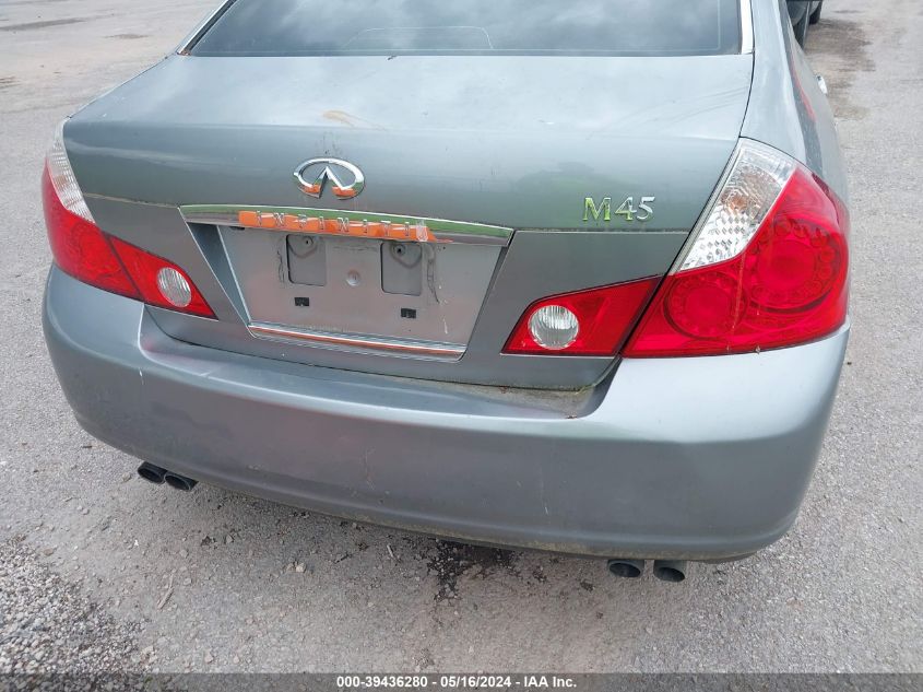 2006 Infiniti M45 VIN: JNKBY01E86M205190 Lot: 39436280