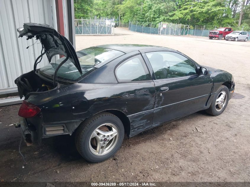 2004 Pontiac Sunfire VIN: 1G2JB12F347222216 Lot: 39436289