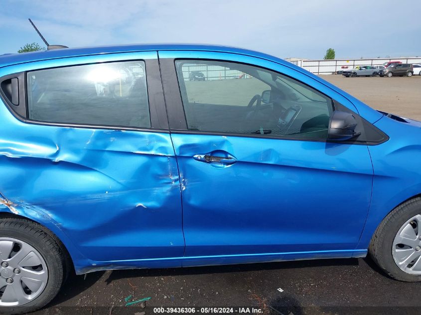 2017 Chevrolet Spark Ls Manual VIN: KL8CA6SA1HC786042 Lot: 39436306