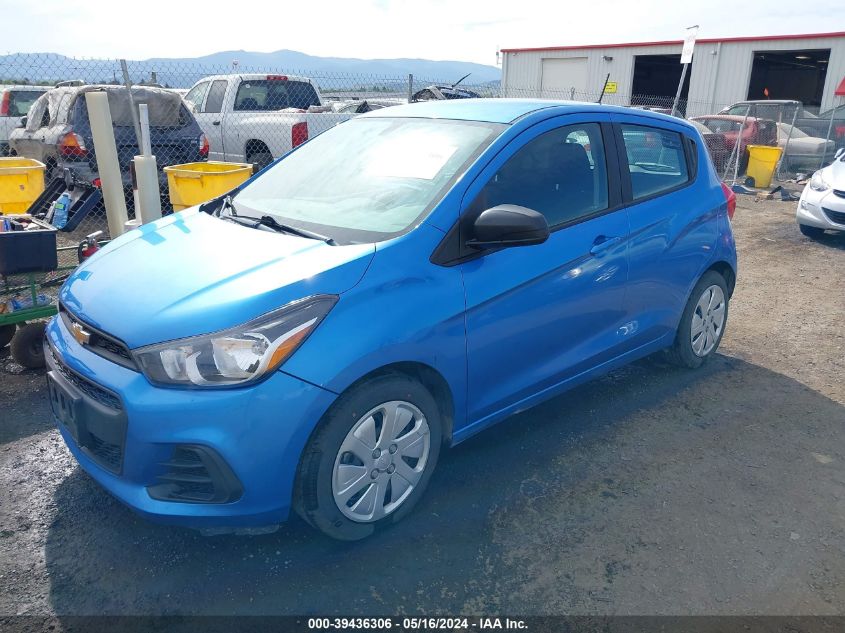 2017 Chevrolet Spark Ls Manual VIN: KL8CA6SA1HC786042 Lot: 39436306