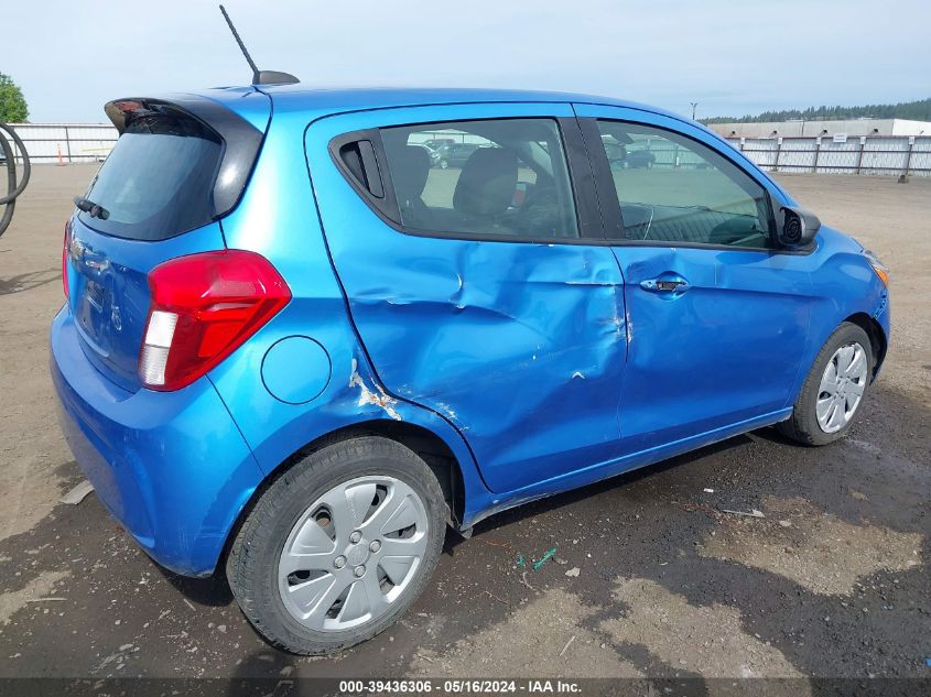 2017 Chevrolet Spark Ls Manual VIN: KL8CA6SA1HC786042 Lot: 39436306