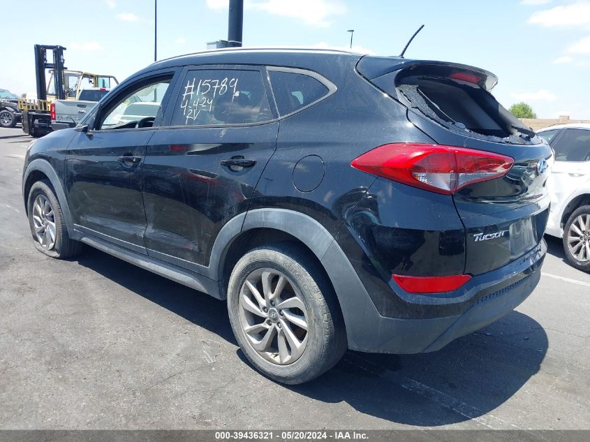 2017 Hyundai Tucson Se VIN: KM8J3CA4XHU323647 Lot: 39436321