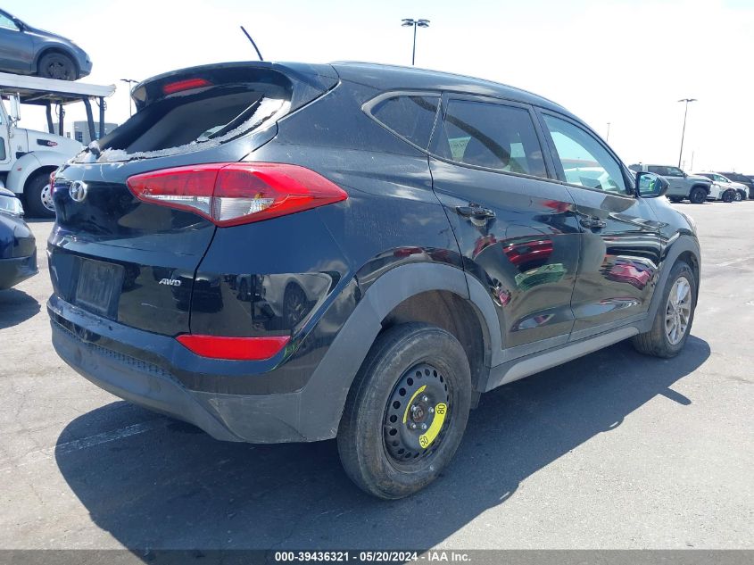 2017 Hyundai Tucson Se VIN: KM8J3CA4XHU323647 Lot: 39436321