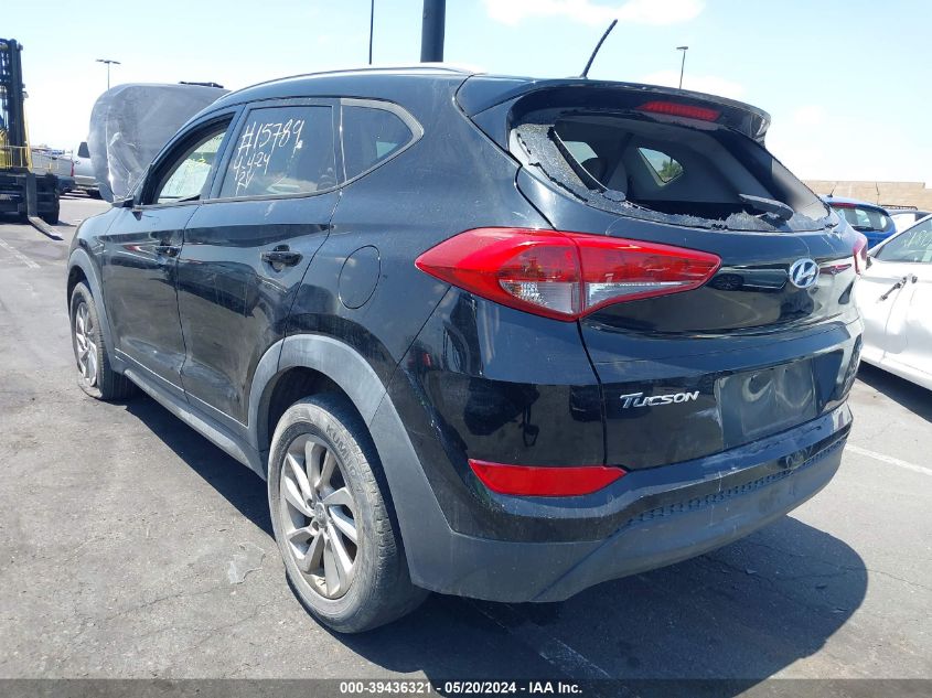 2017 Hyundai Tucson Se VIN: KM8J3CA4XHU323647 Lot: 39436321