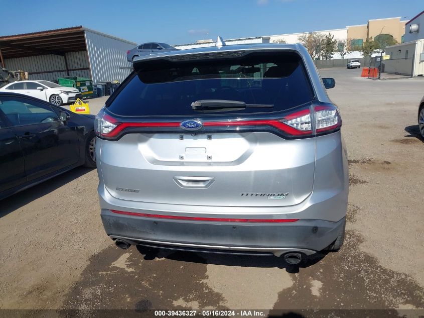 2017 Ford Edge Titanium VIN: 2FMPK3K99HBB11223 Lot: 39436327