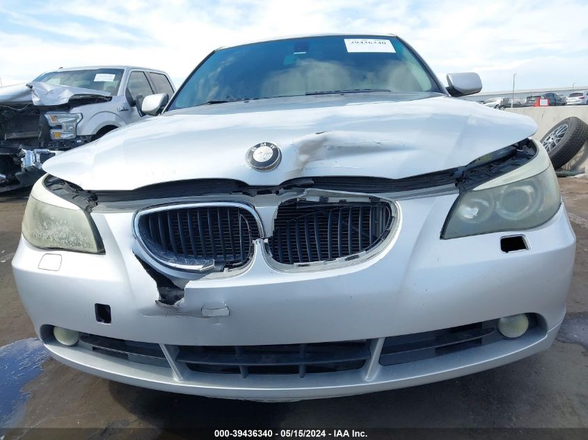 2005 BMW 530I VIN: WBANA73535B815479 Lot: 39436340