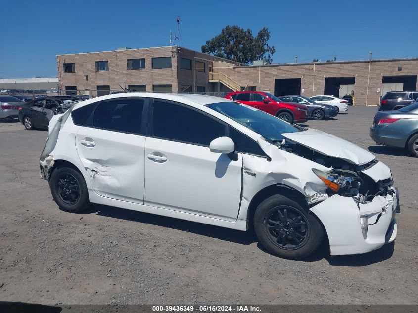 2014 Toyota Prius Three VIN: JTDKN3DU6E1852654 Lot: 39436349