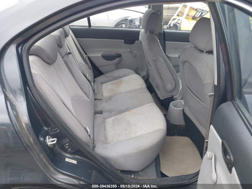 2008 Hyundai Accent Gls VIN: KMHCN46C98U276183 Lot: 39436350