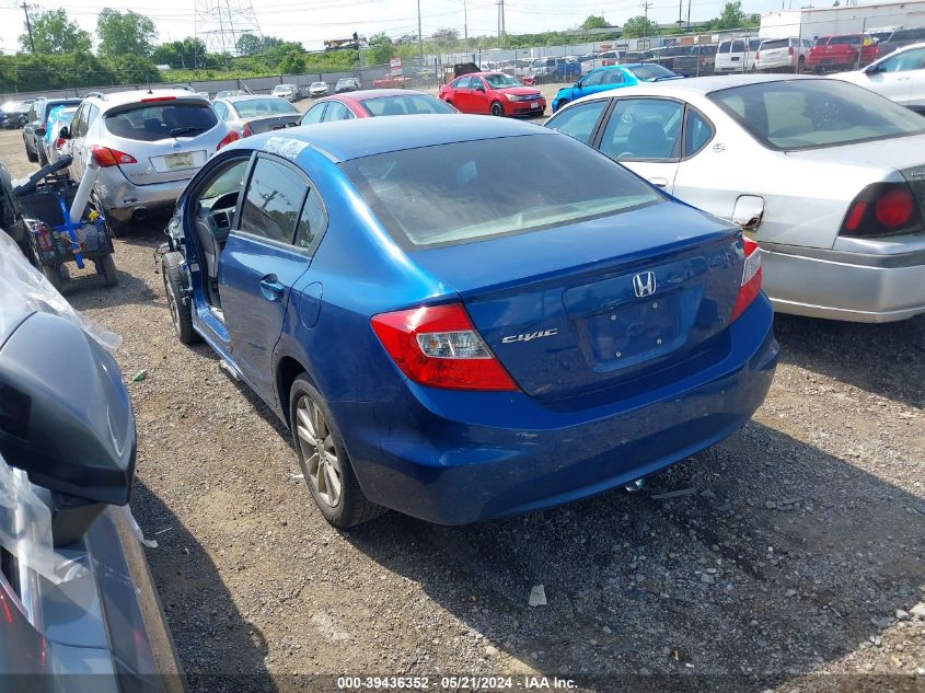 2012 Honda Civic Ex-L VIN: 19XFB2F93CE000219 Lot: 39436352