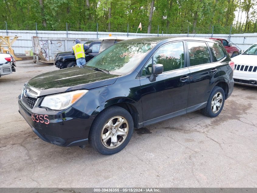 2014 Subaru Forester 2.5I VIN: JF2SJAAC8EH441003 Lot: 39436355