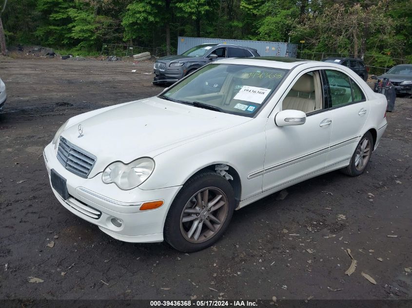 2006 Mercedes-Benz C 280 Luxury 4Matic VIN: WDBRF92HX6F780977 Lot: 39436368