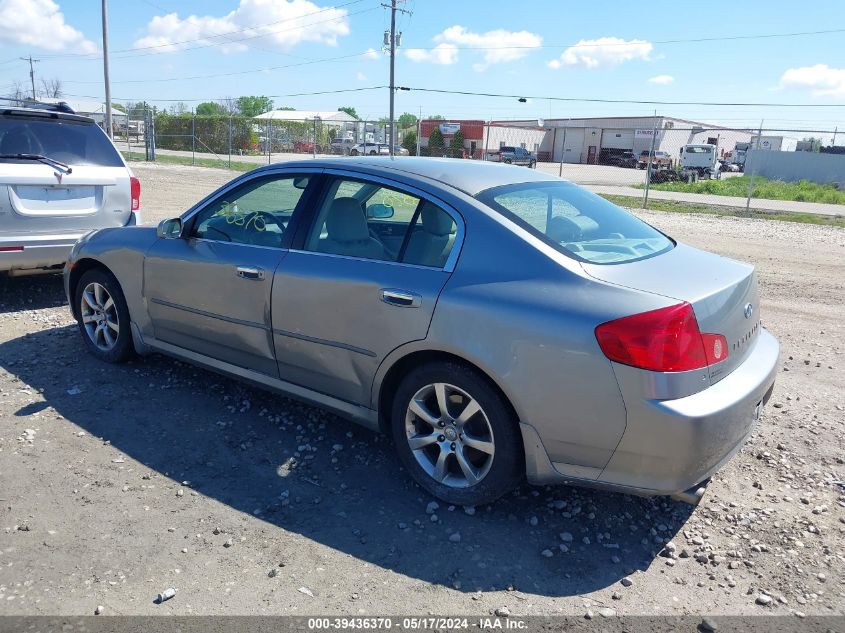 2006 Infiniti G35X VIN: JNKCV51F46M605315 Lot: 39436370