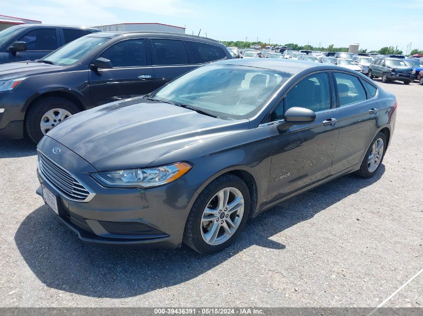 2018 Ford Fusion S Hybrid VIN: 3FA6P0UU0JR278990 Lot: 39436391