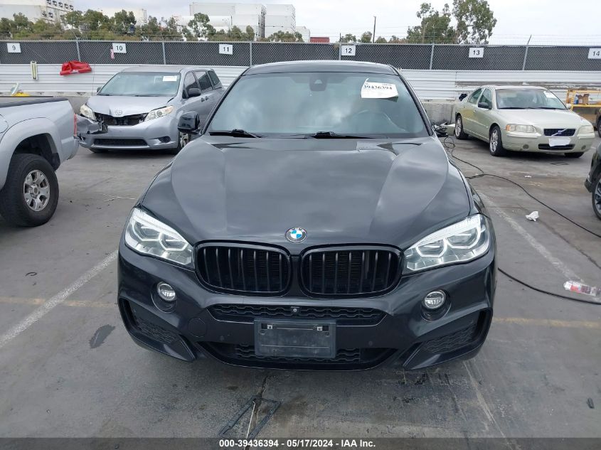2017 BMW X6 xDrive35I VIN: 5UXKU2C59H0N85123 Lot: 39436394