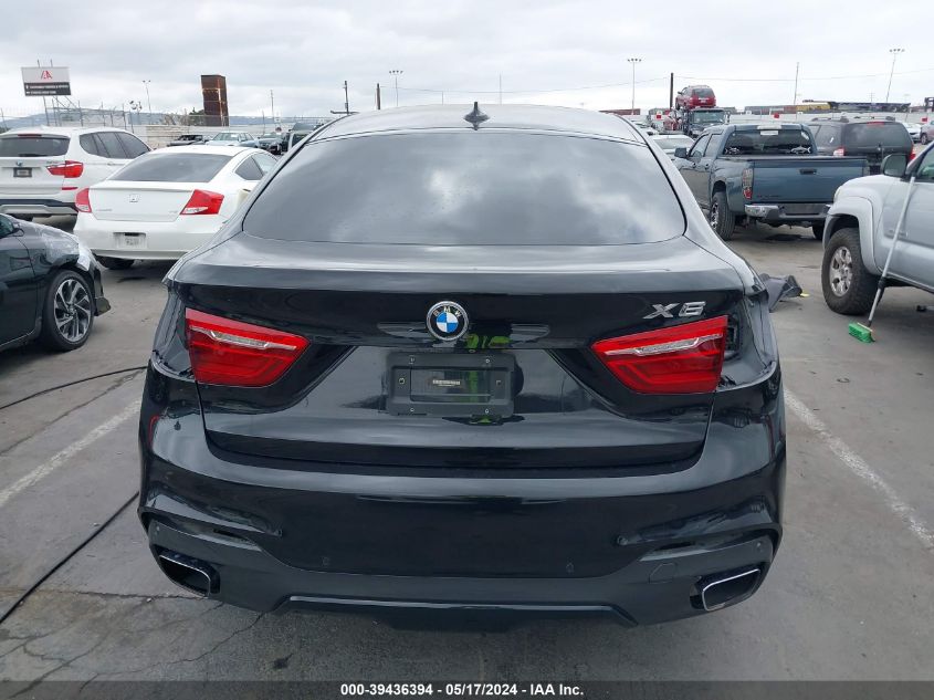 2017 BMW X6 xDrive35I VIN: 5UXKU2C59H0N85123 Lot: 39436394